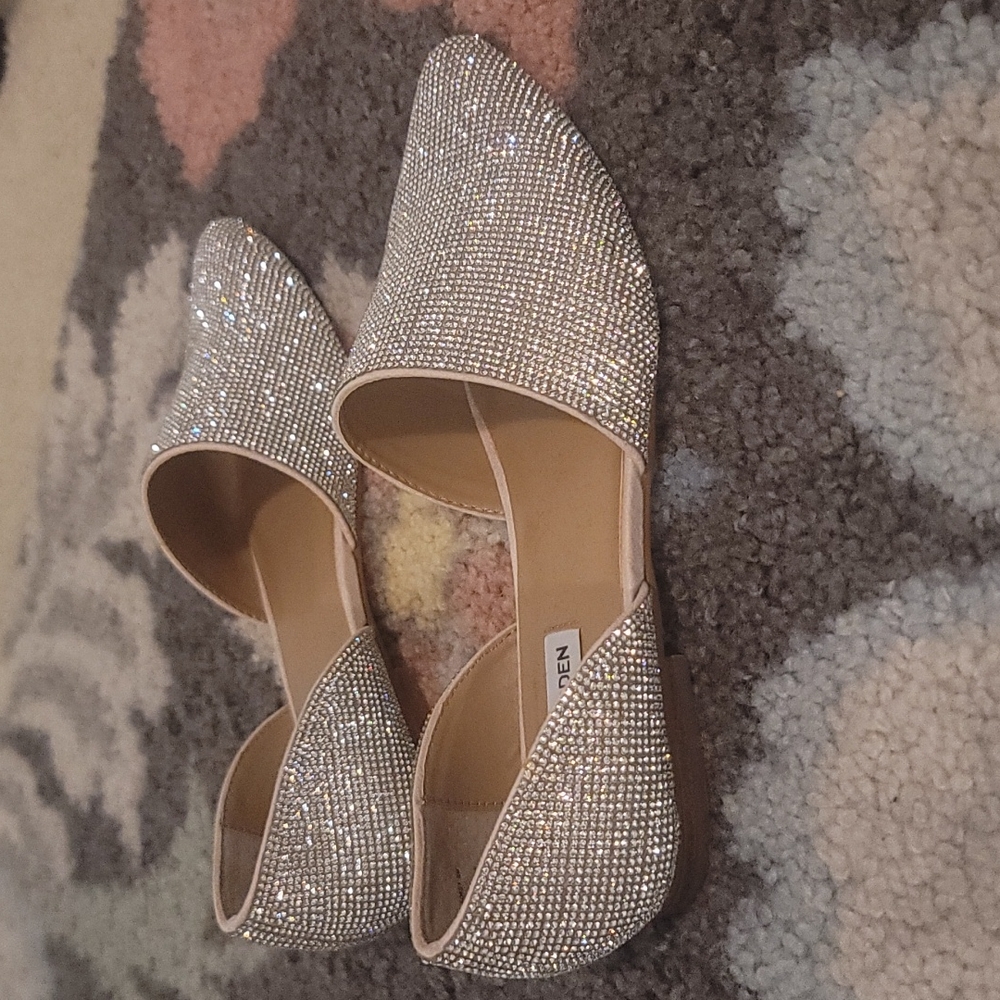 Steve Madden rhinestone dress flats